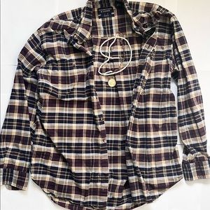 Burgundy flannel